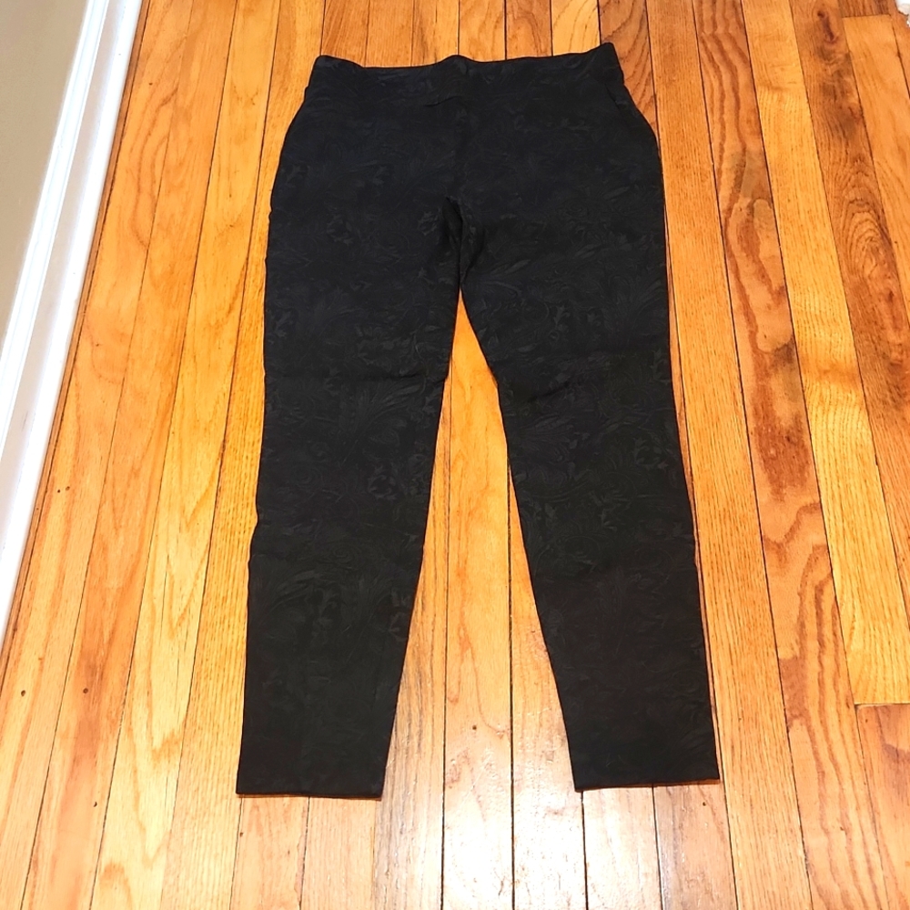 STYLE & CO ▪︎ Women's Paisley Leggings Gray/Black, Size Medium Like New